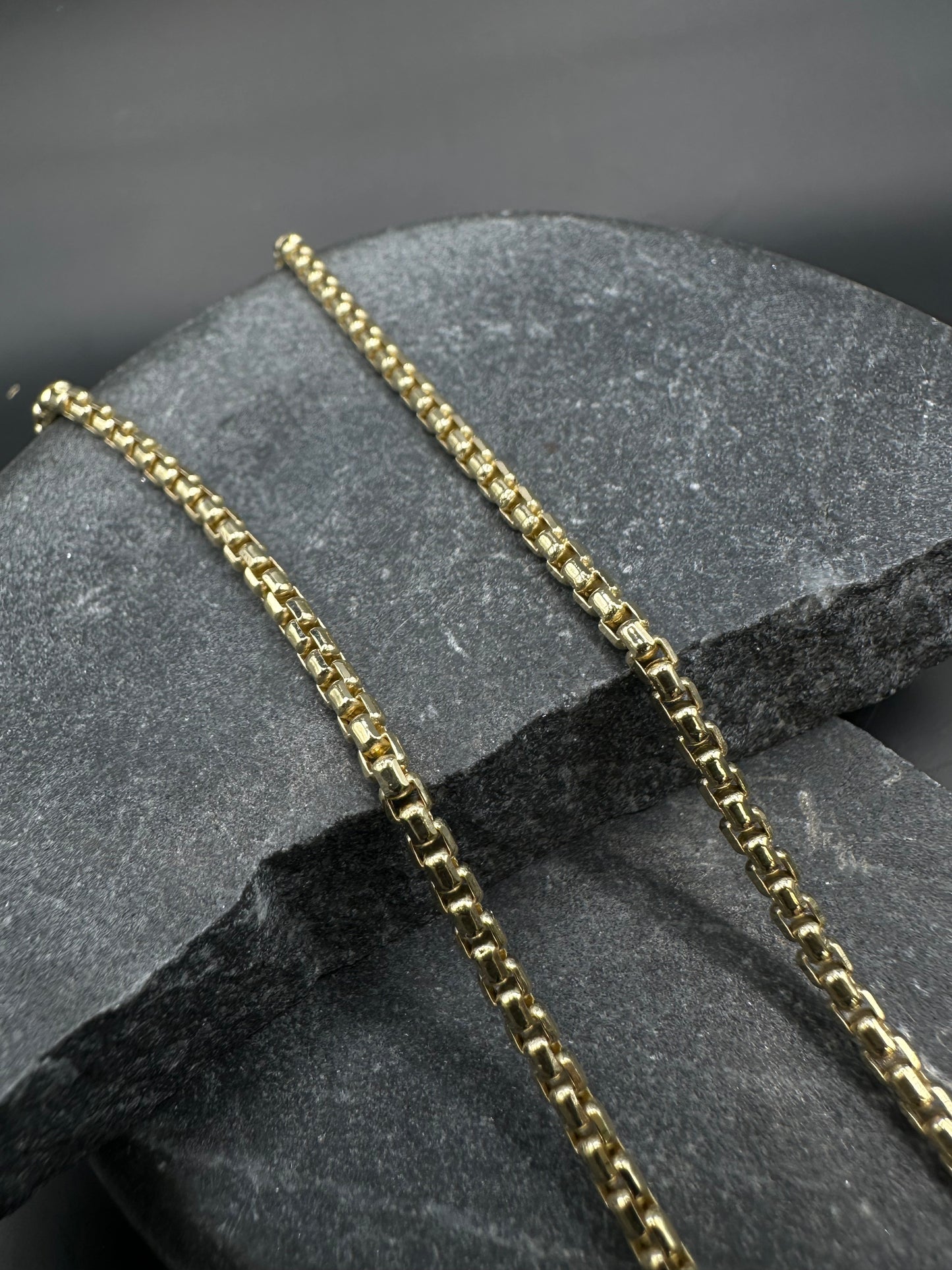 14K Gouden Box Ketting | 65 cm | 2,3 mm