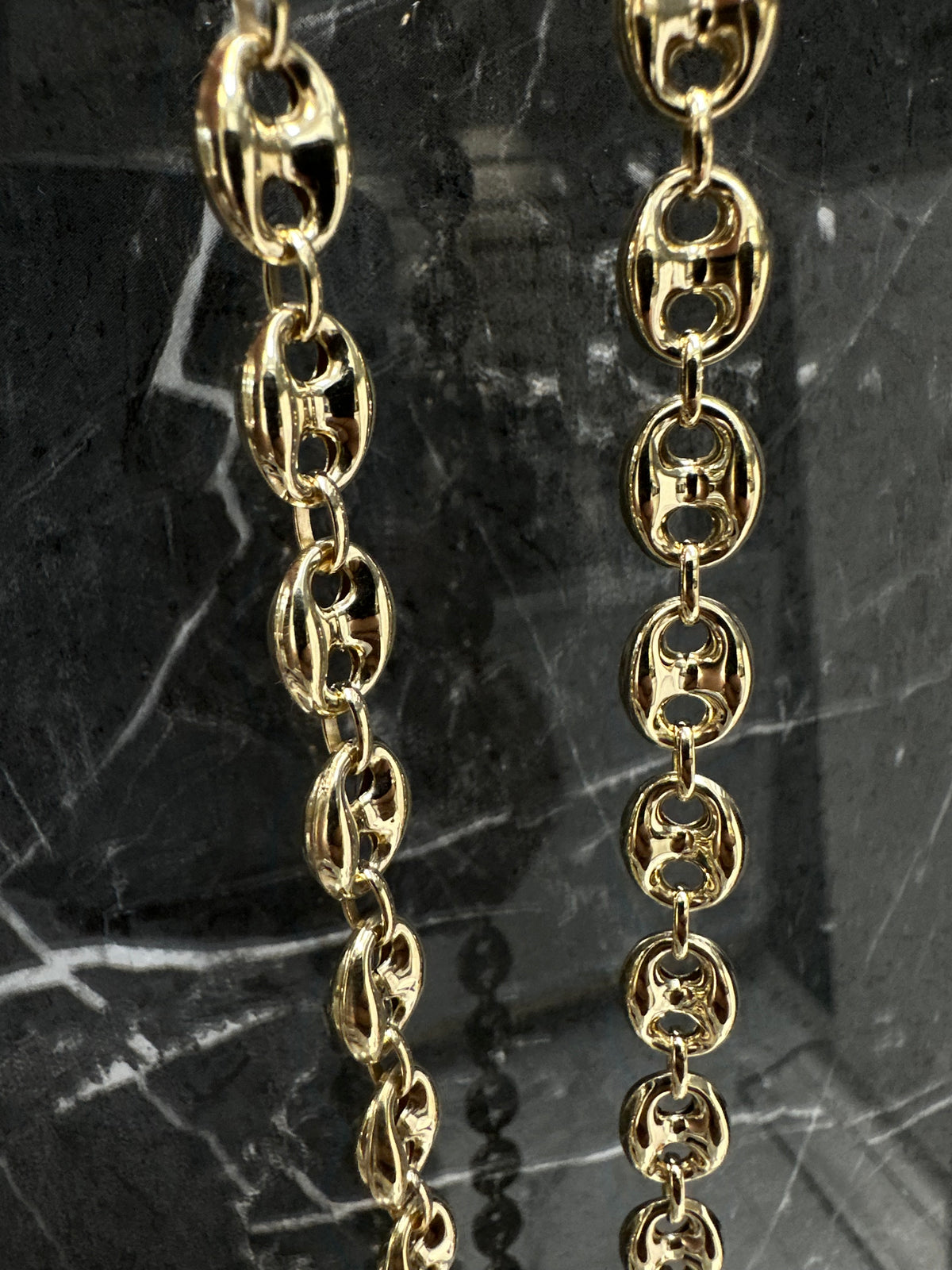 14K Gouden Koffiebonen Ketting