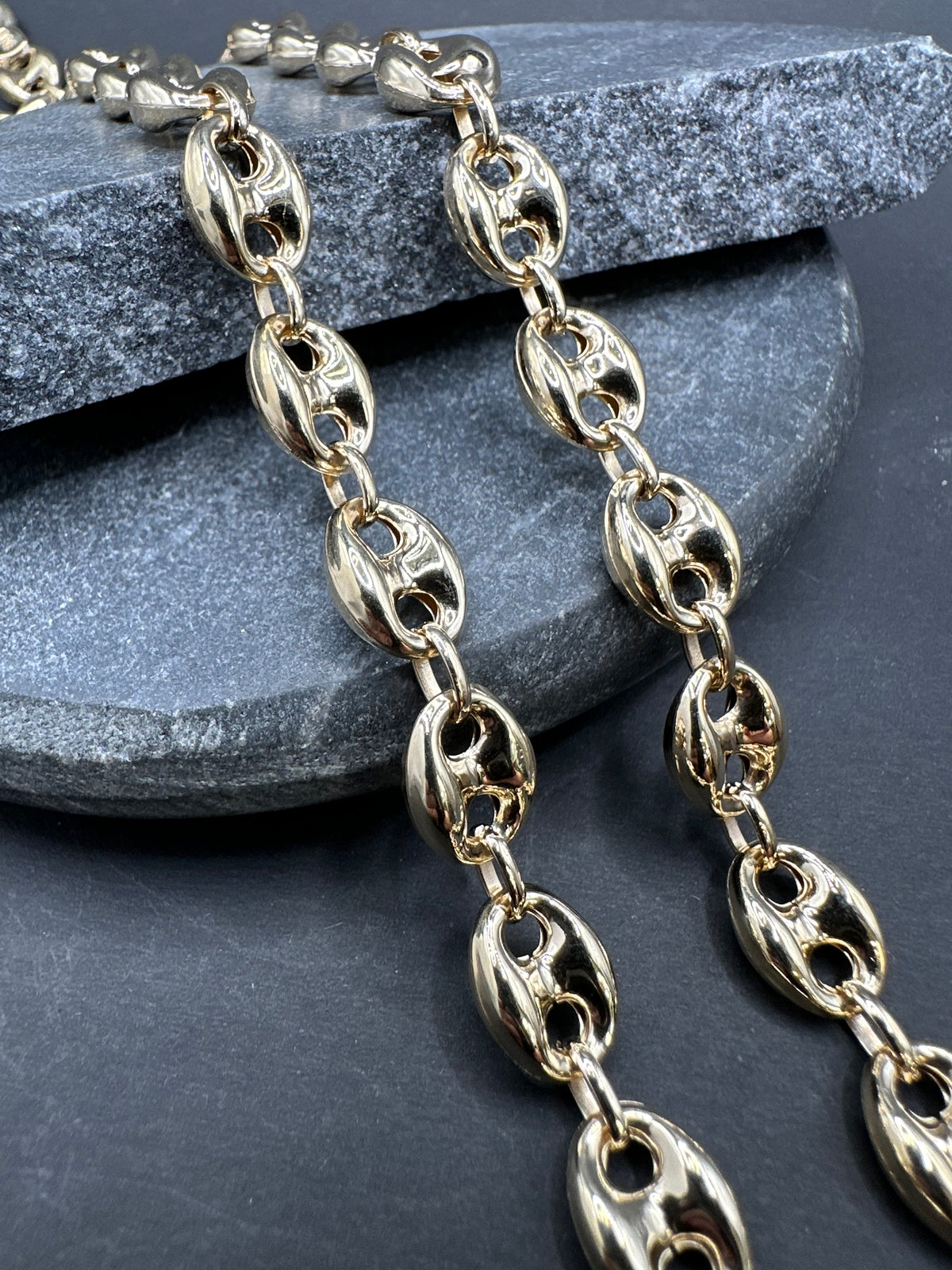 14K Gouden Koffiebonen Ketting