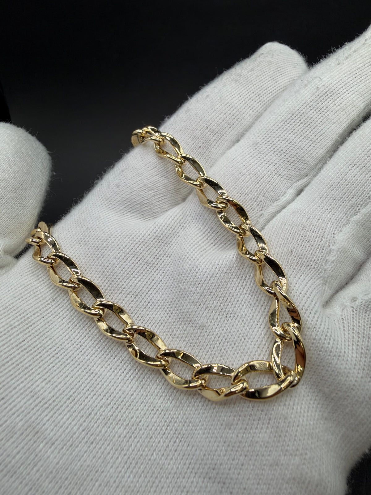 14K Gouden Armband – 19 cm – 6,4 mm