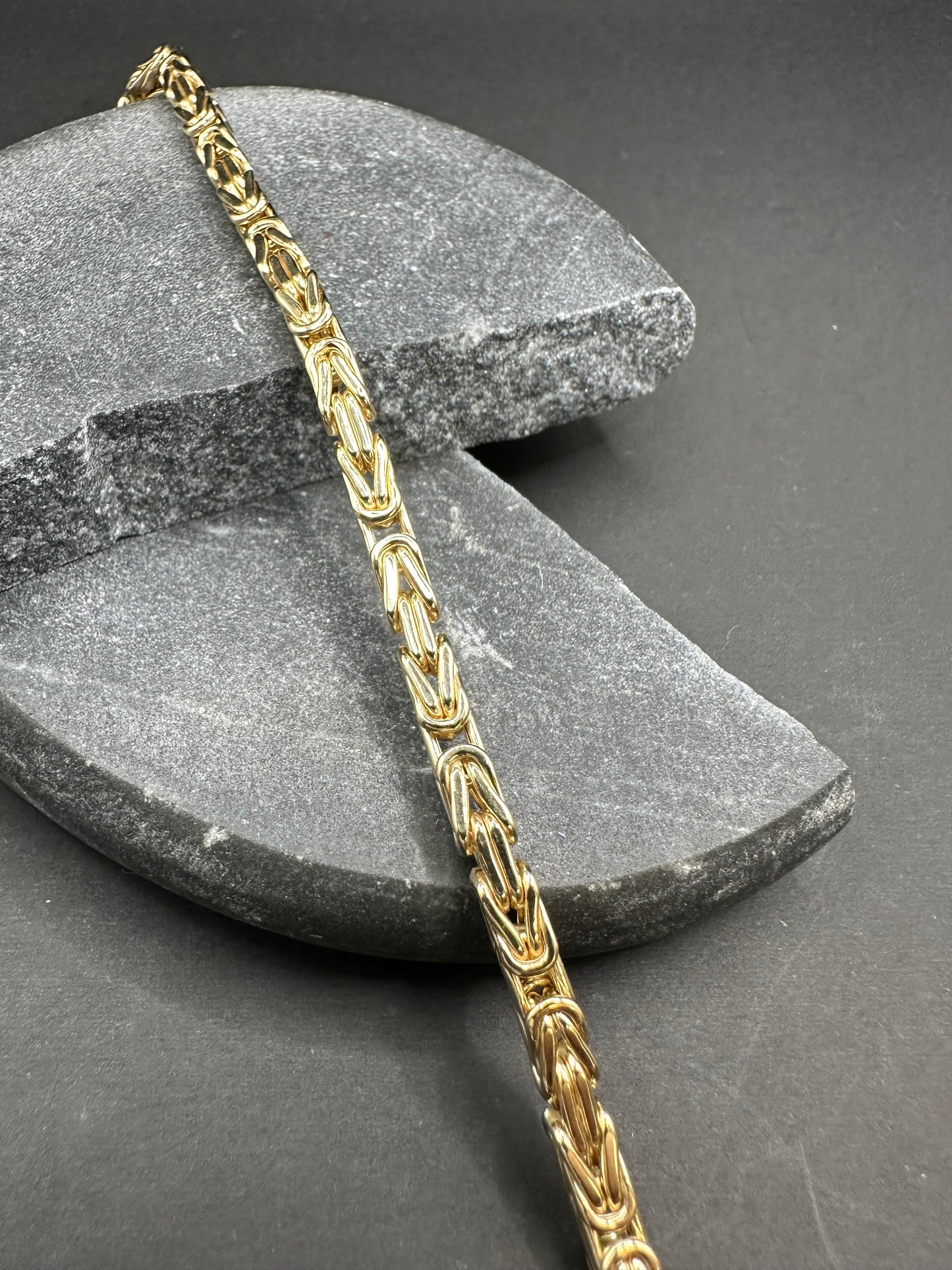 14K Gouden Klassieke Koningsarmband – 4,1 mm – 21 cm