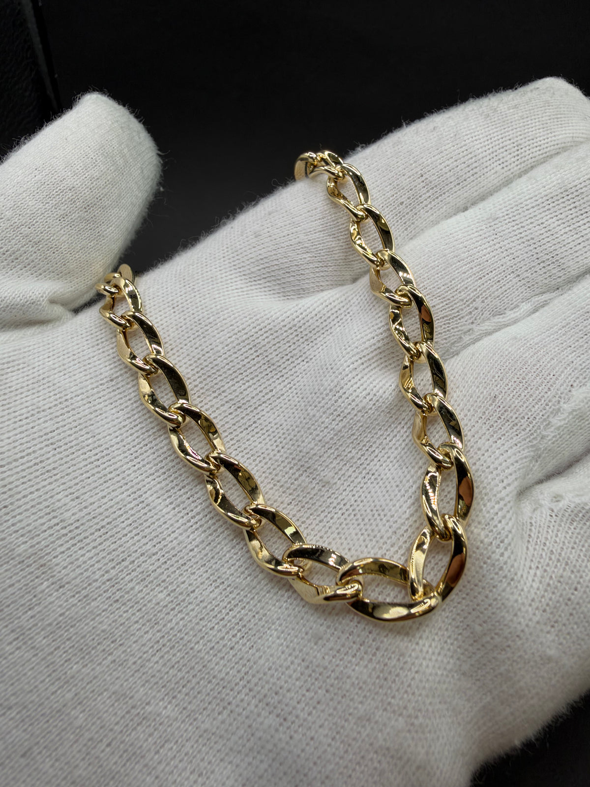 14K Gouden Armband – 19 cm – 6,4 mm