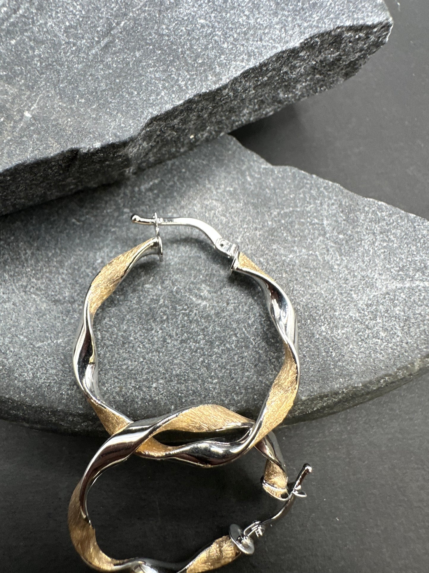 14K Gouden Bicolor Wokkels – 26 mm