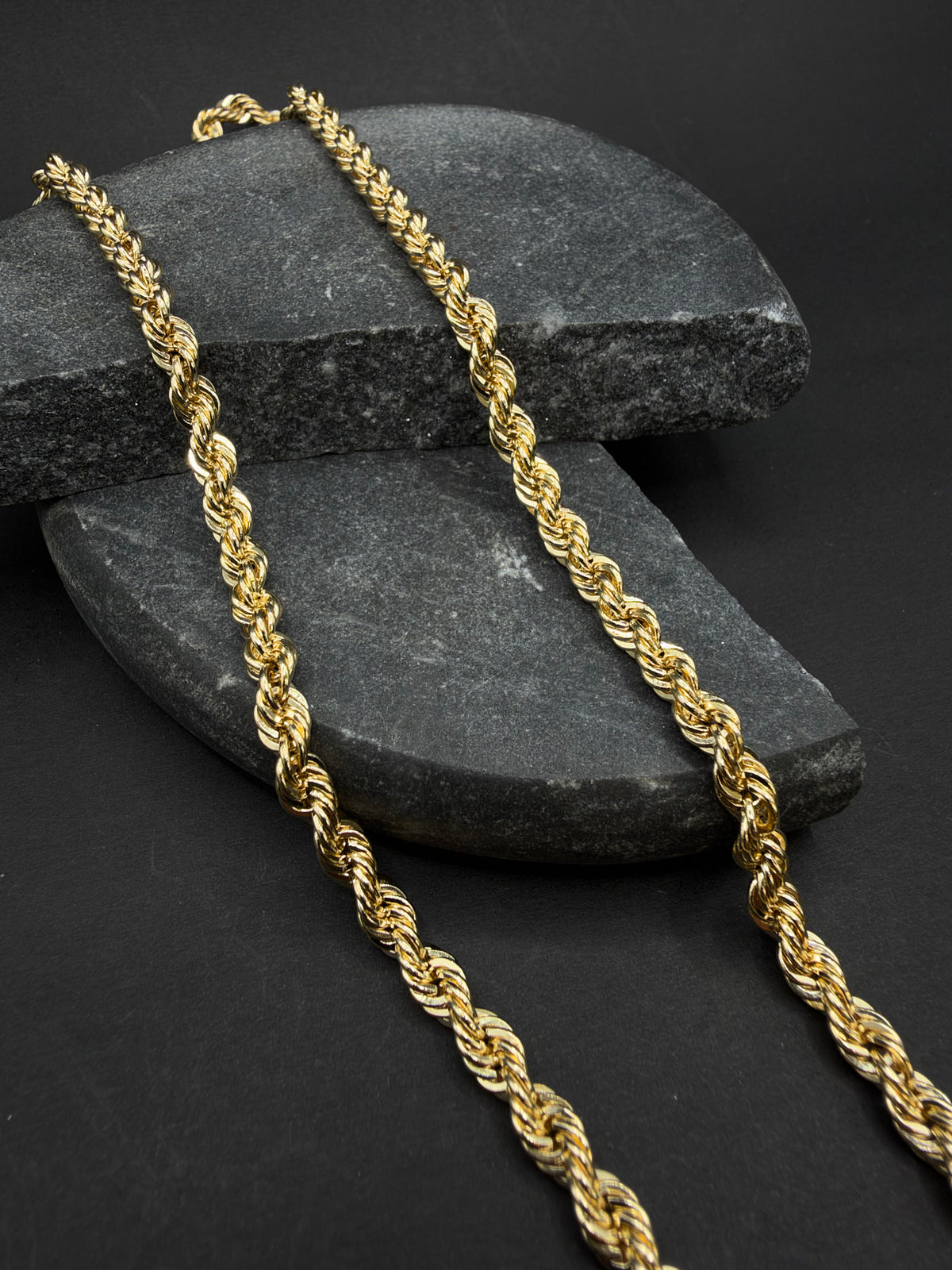 14K Gouden Rope Chain – 4 mm – Nederlands Goud