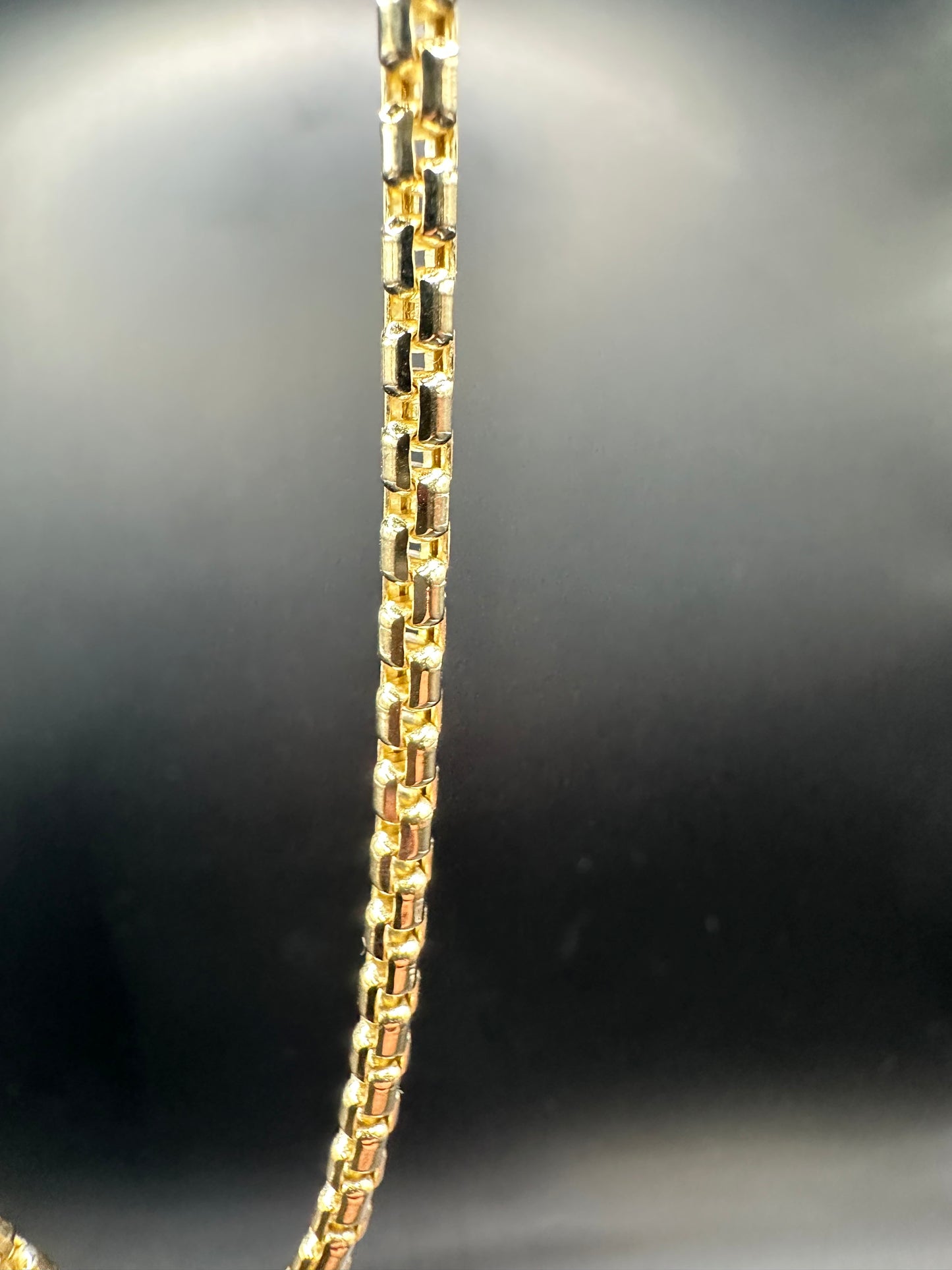 14K Gouden Box Ketting – 60 cm