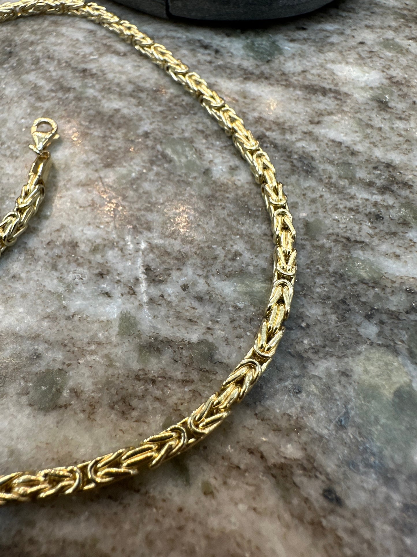 14K Gouden Klassieke Koningsketting – 60 cm | 3 mm