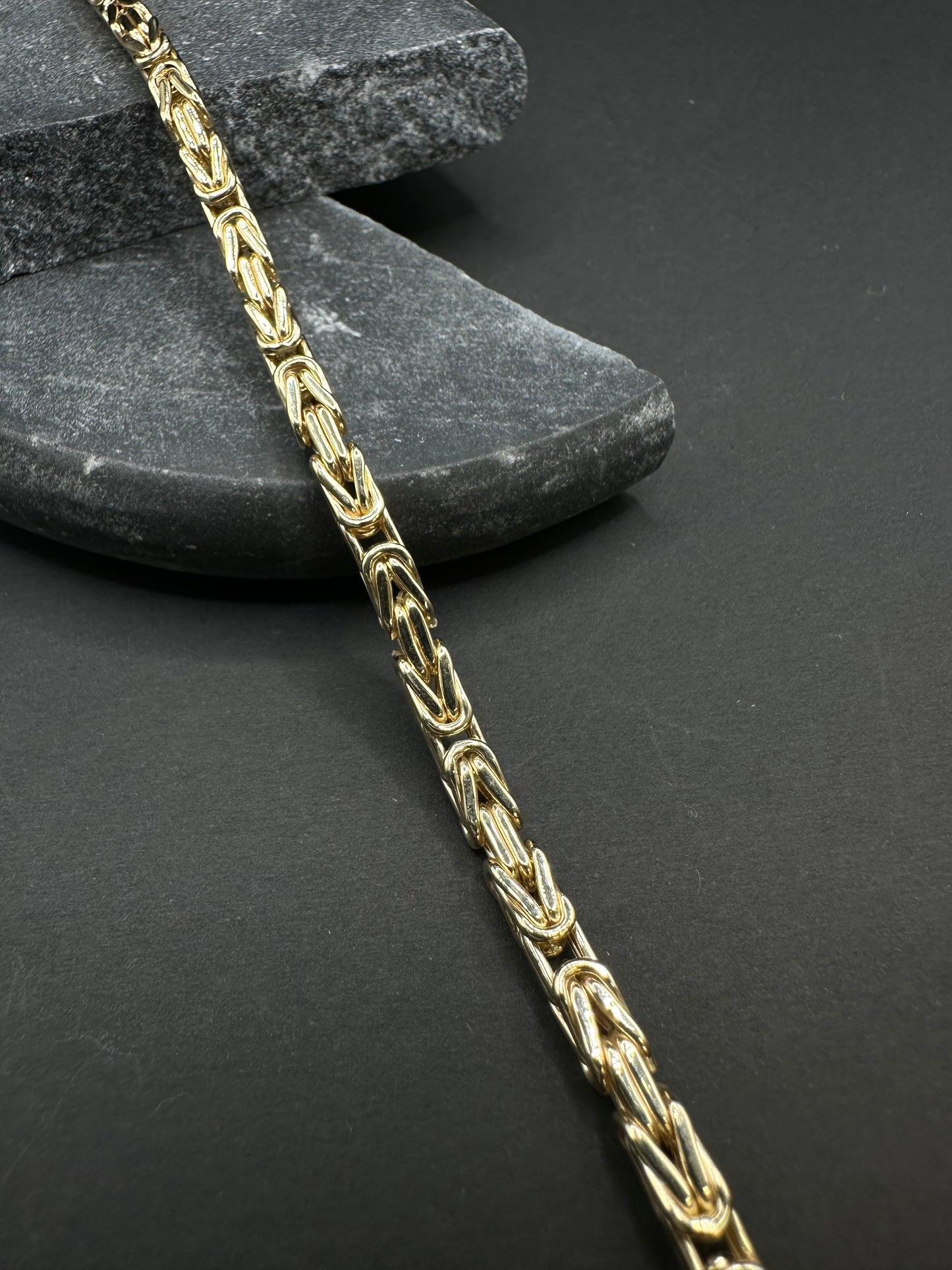 14K Gouden Klassieke Koningsarmband – 4,1 mm – 21 cm