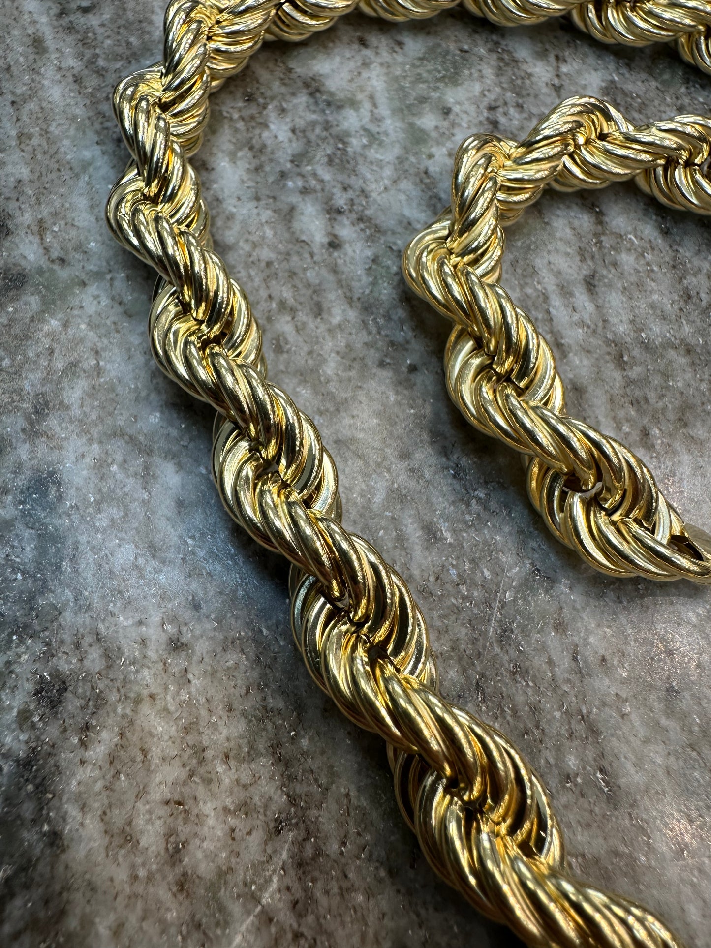 18K Gouden Rope Collier – 52 cm
