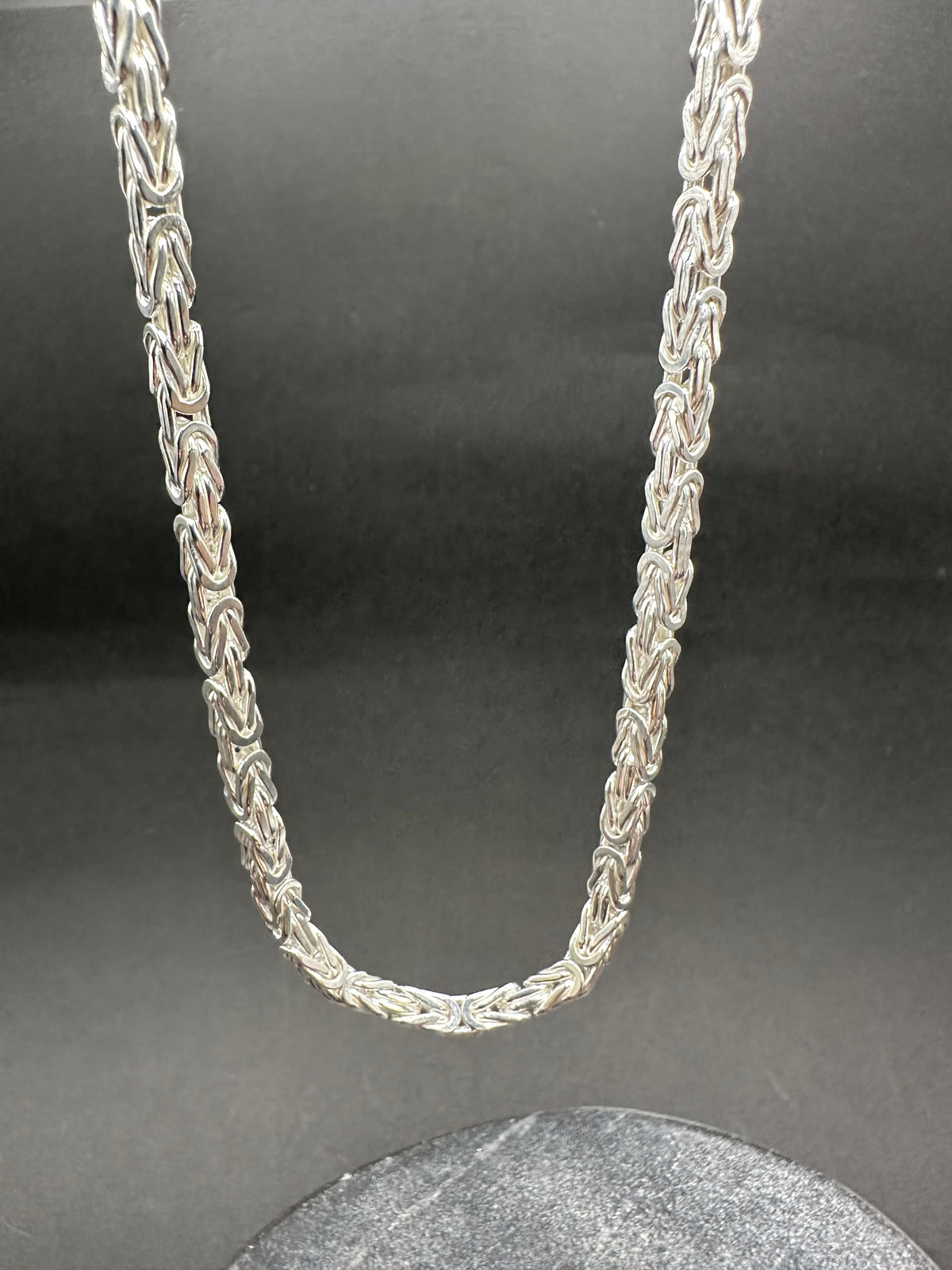 925 Zilveren Massieve Koningsketting – 3,2 mm