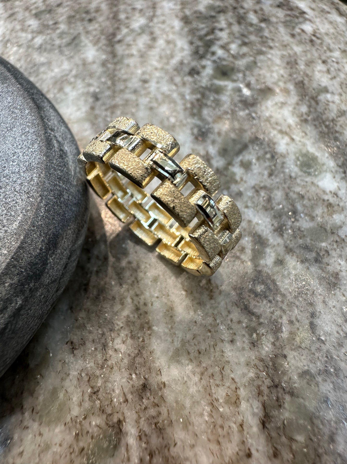 Prachtige 14K Gouden Rollie Ring