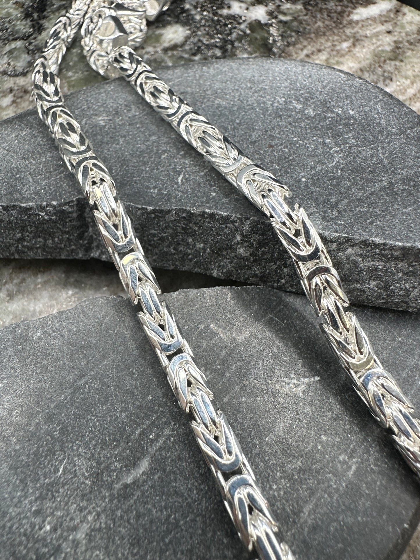925 Zilveren Koningsketting – 70 cm