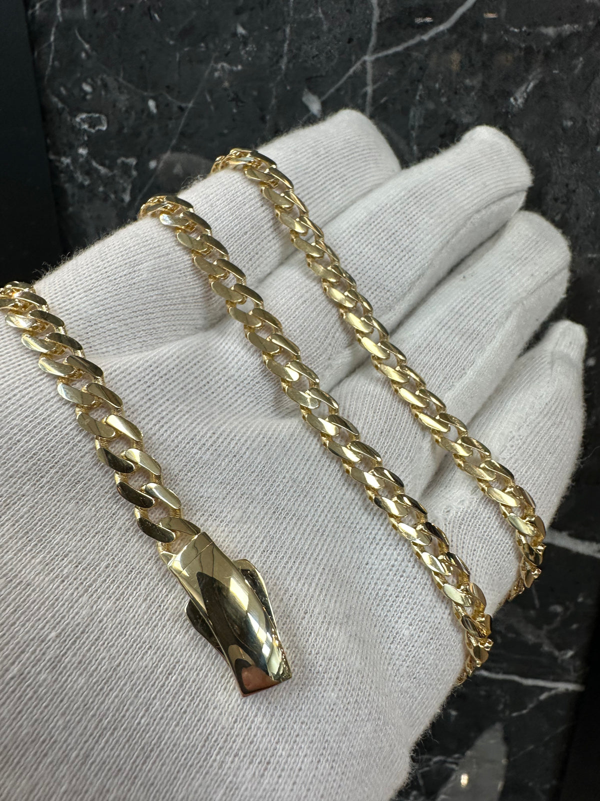 14K Gouden Monaco Ketting – 54 cm | 6 mm