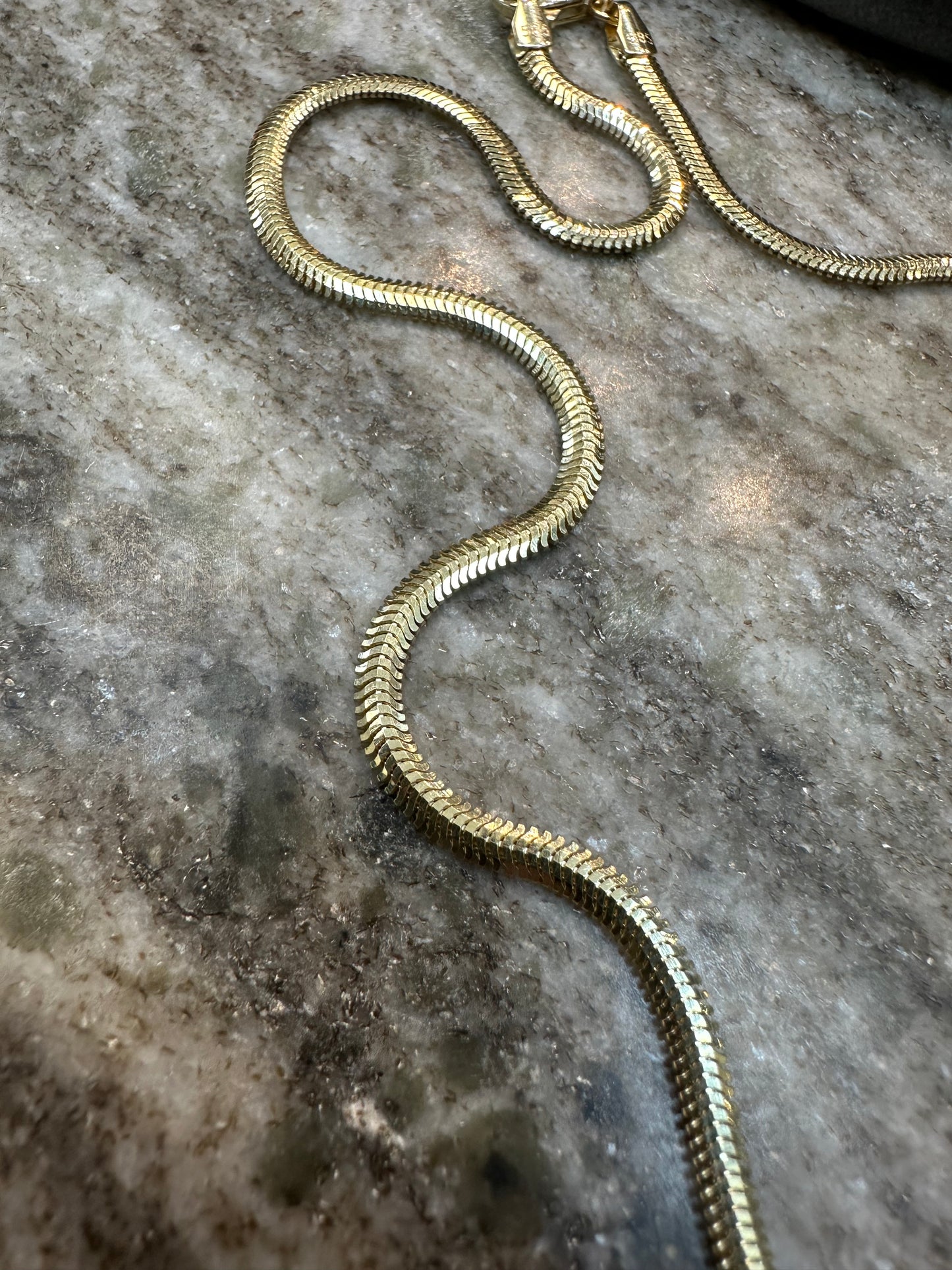 14K Gouden Snake Collier
