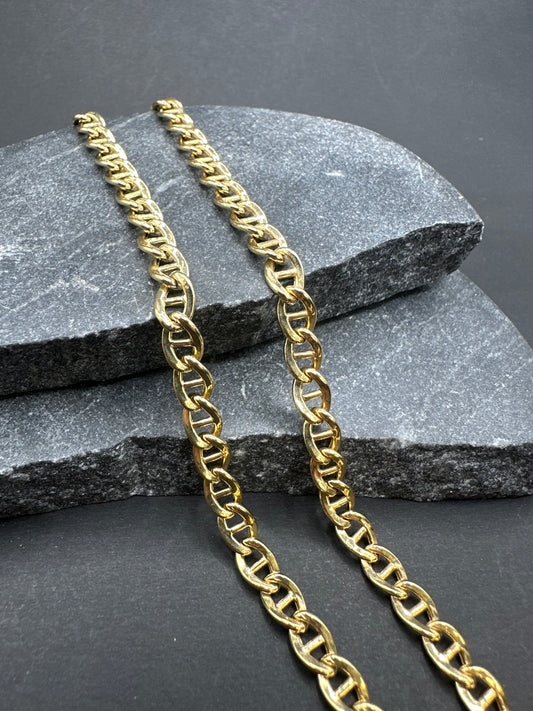 14K Gouden Schakelketting – 55 cm | 5,1 mm