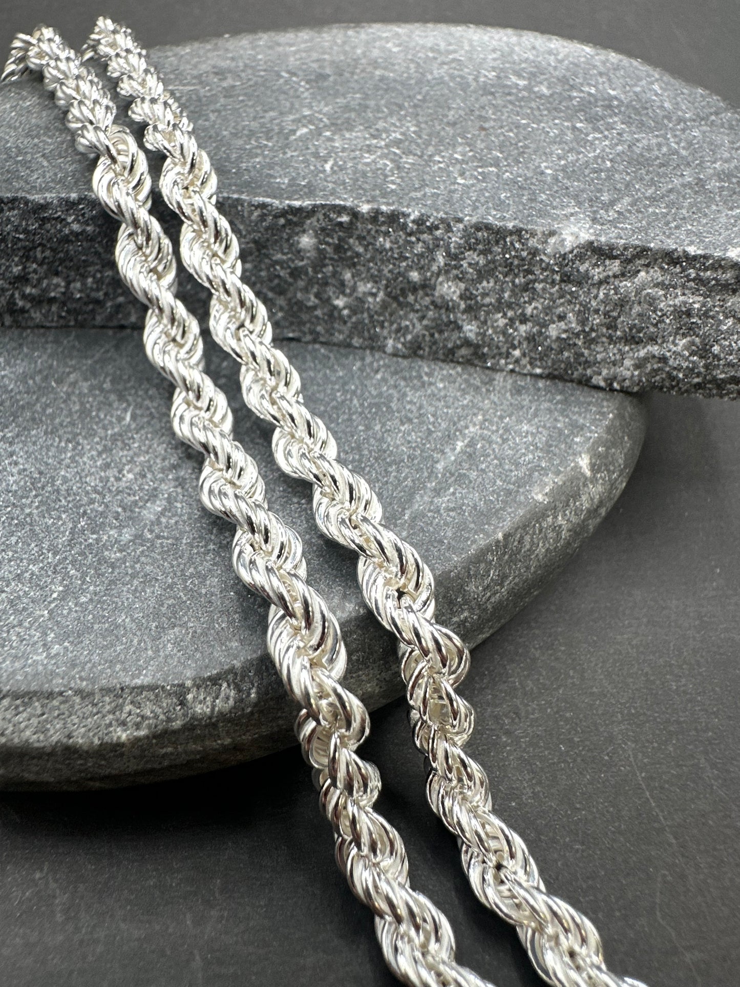 925 Zilveren Rope Chain – 4,5 mm