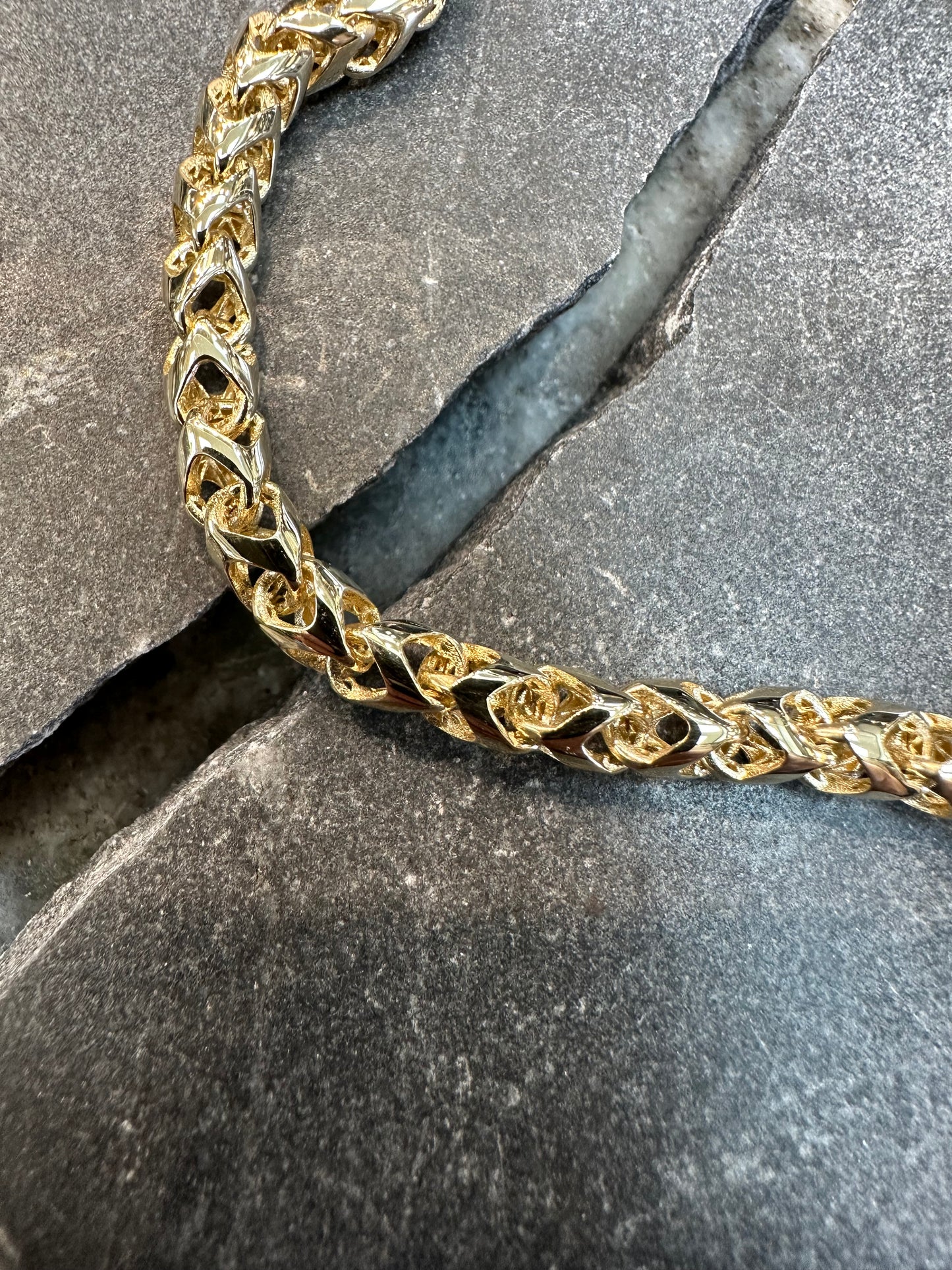 14K Gouden Unieke Armband met Luxe Slot – 20 cm | 6,2 mm