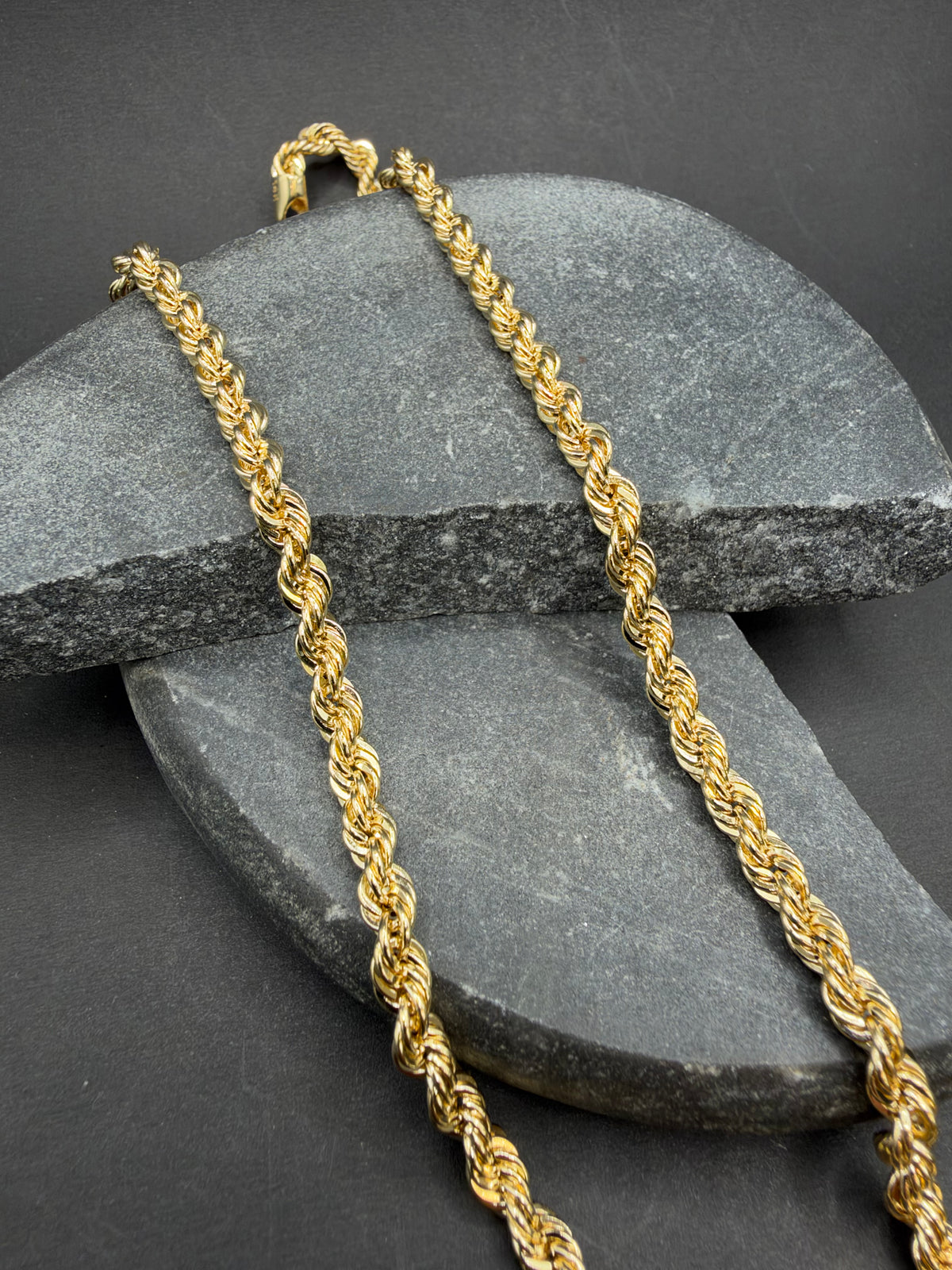 14K Gouden Rope Chain – 4 mm – Nederlands Goud