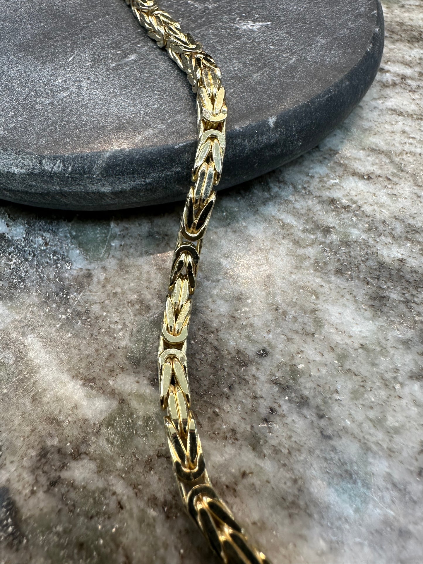 Prachtige 14K Gouden Koningsarmband – 21 cm | 4 mm | Tijdloos & Luxe