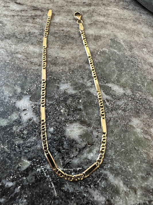 14K Gouden Massieve Valkenoog Armband