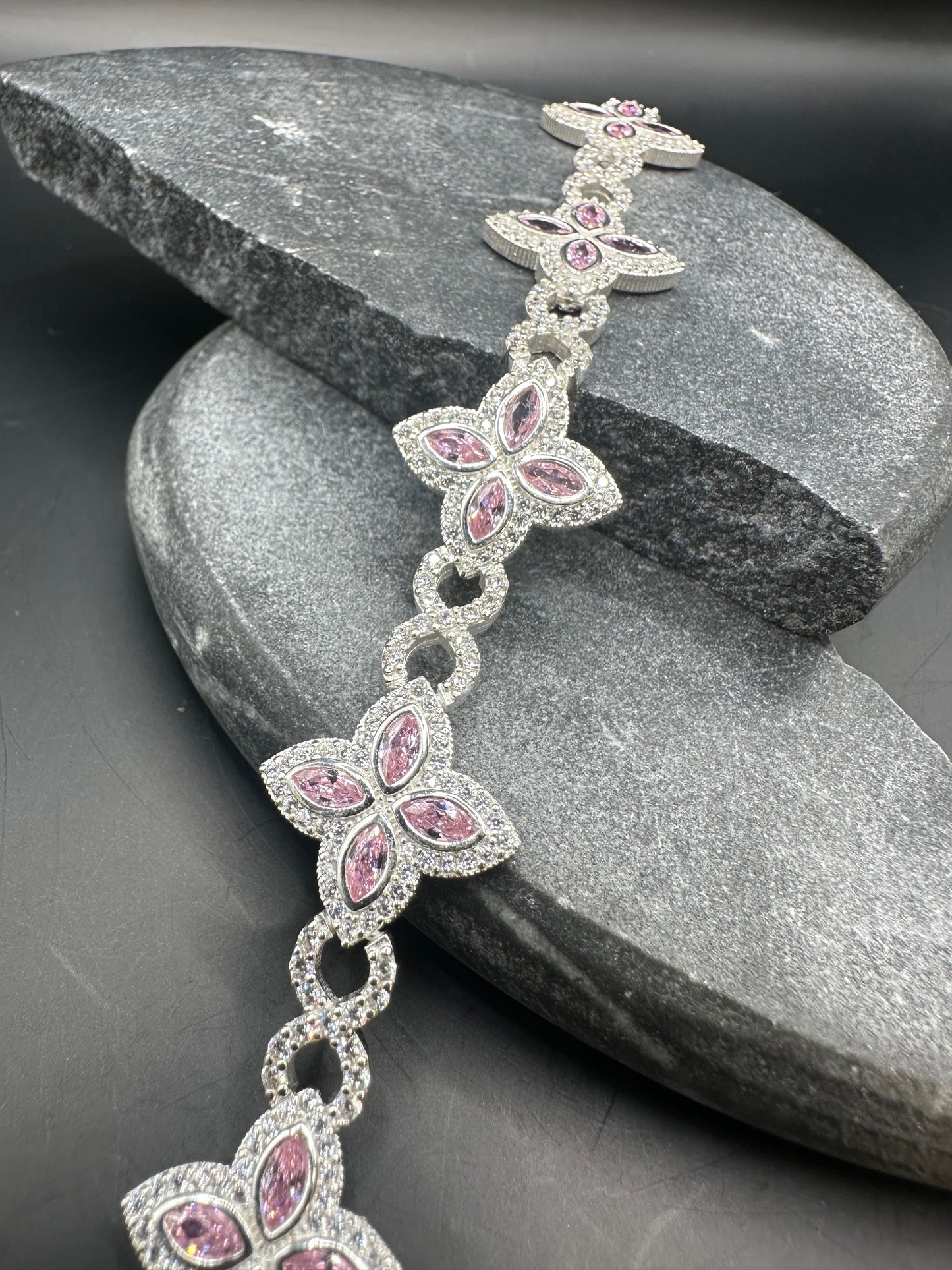 925 Zilveren Armband met Zirkonia – Iced Effect | 20 cm | 6,1 mm