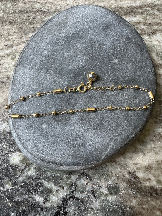 14K Gouden Balletjes Armband