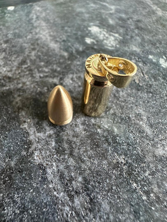 14k Gouden Magnum 45 Kogel Hanger