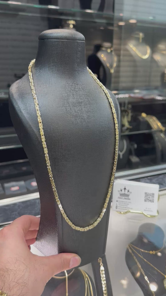 Prachtige 14K Gouden Koningsketting – 65 cm | 4 mm | Tijdloos & Krachtig Design