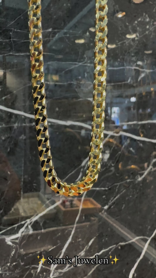 14K Gouden CubaanVos Chain
